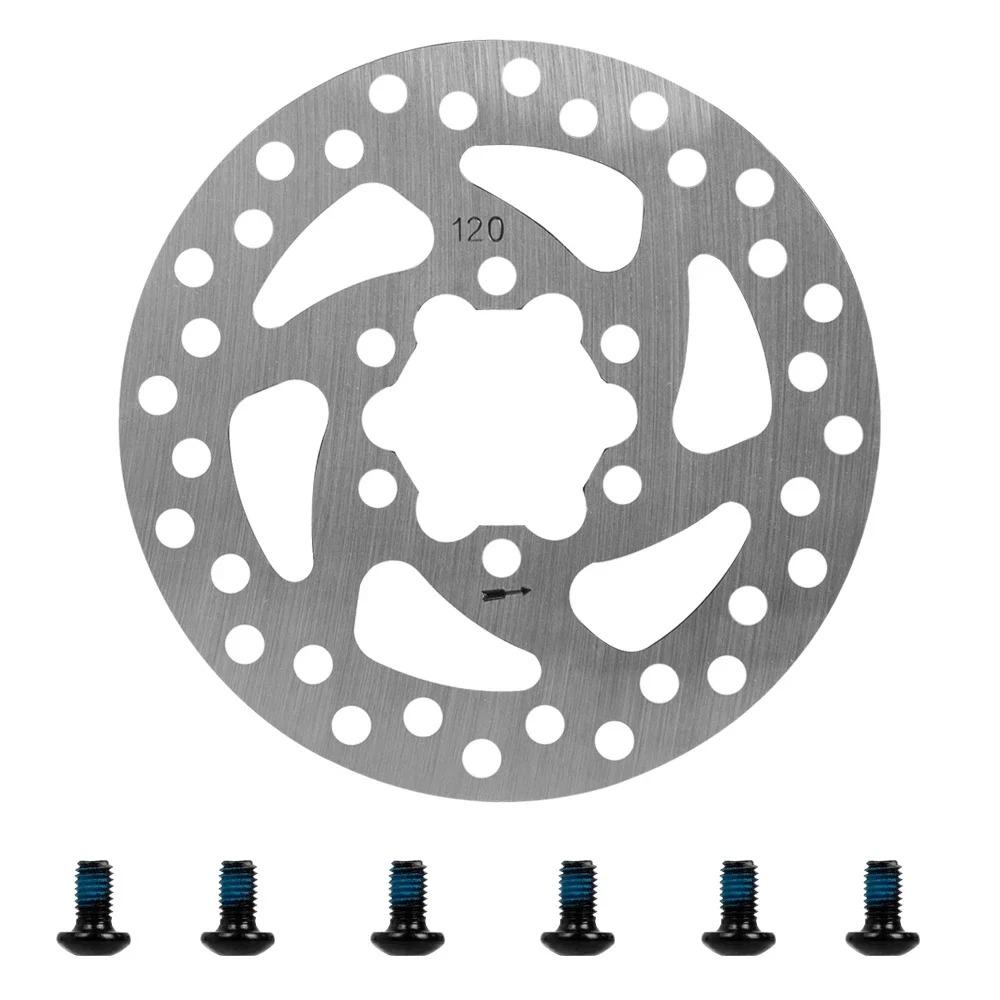 120mm Disc Brake Rotor Brake Pads for Ninebot F3 F3Pro Electric Scooter Brakes Disc Parts Replacement Parts