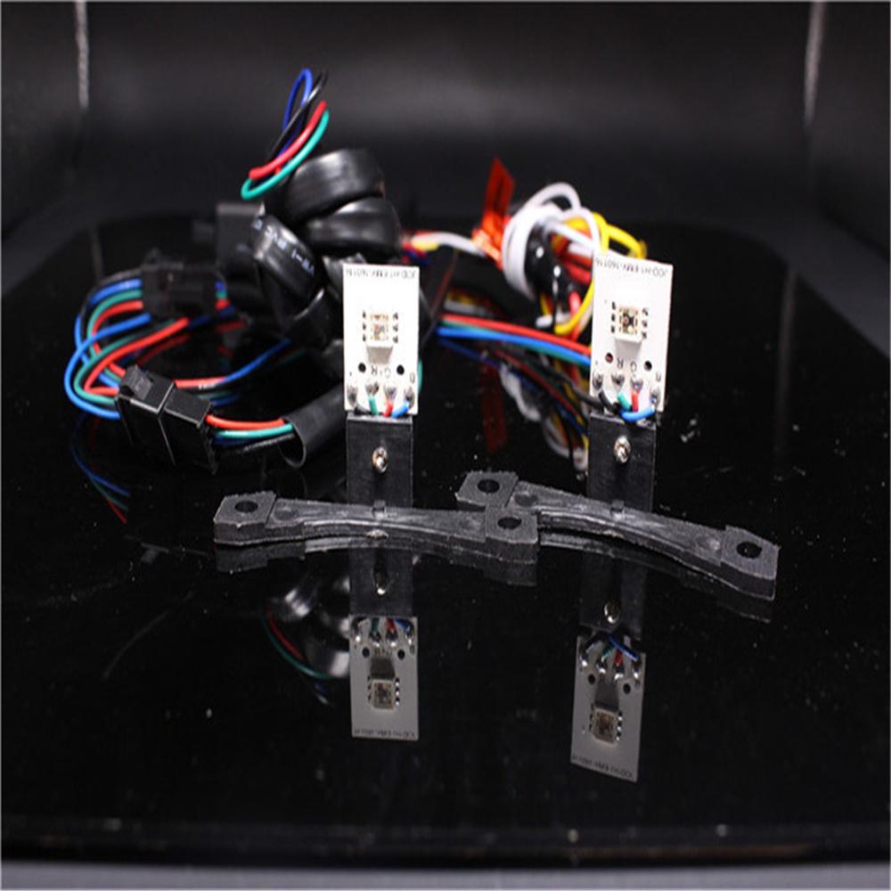 2x RGB светодиодные лампы Дьявольские Демонические Глаза Управление через Bluetooth-приложение Модернизация фар