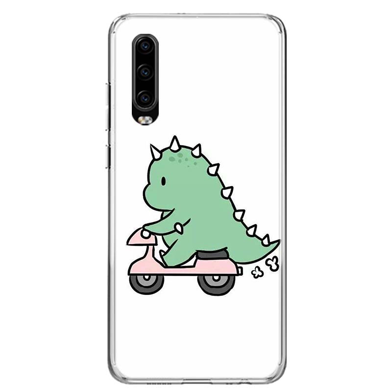 Детский чехол с милым животным динозавром для Huawei P30 P20 P10 P40 P50 Pro Mate 20 40 30 10 Lite, популярные Fundas Art Gift