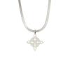 Gold Witch Knot Necklace for Women Stainless Steel Snake Chain Jewelry Christmas Gift Fashion Accessory