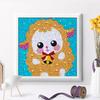 DIY Cartoon Diamond Painting Kit with Frame - Educational Toy for Kids