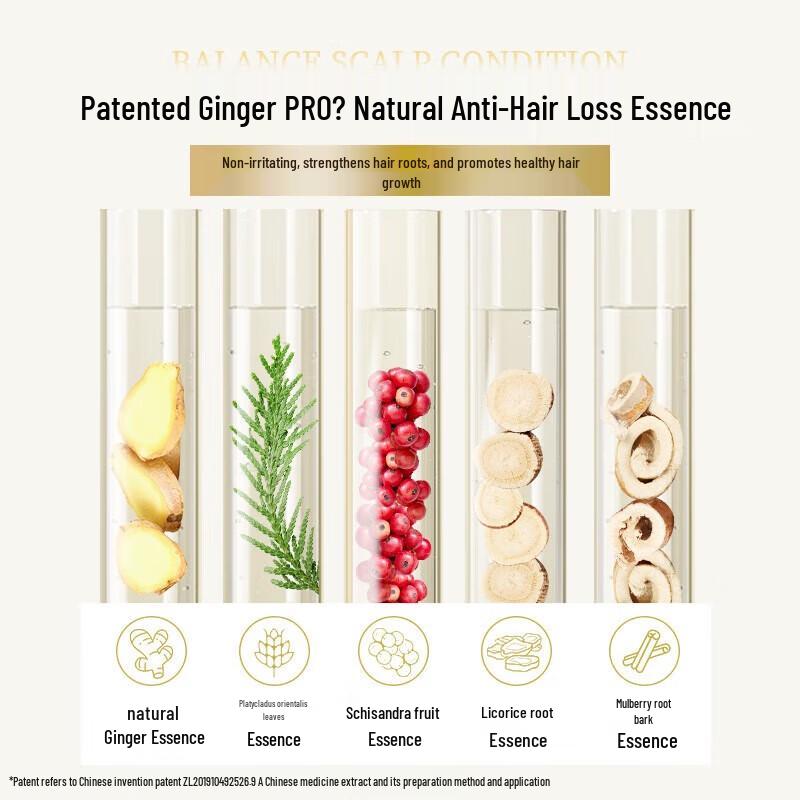 Шампунь Ziyuan с имбирем без силикона против выпадения волос