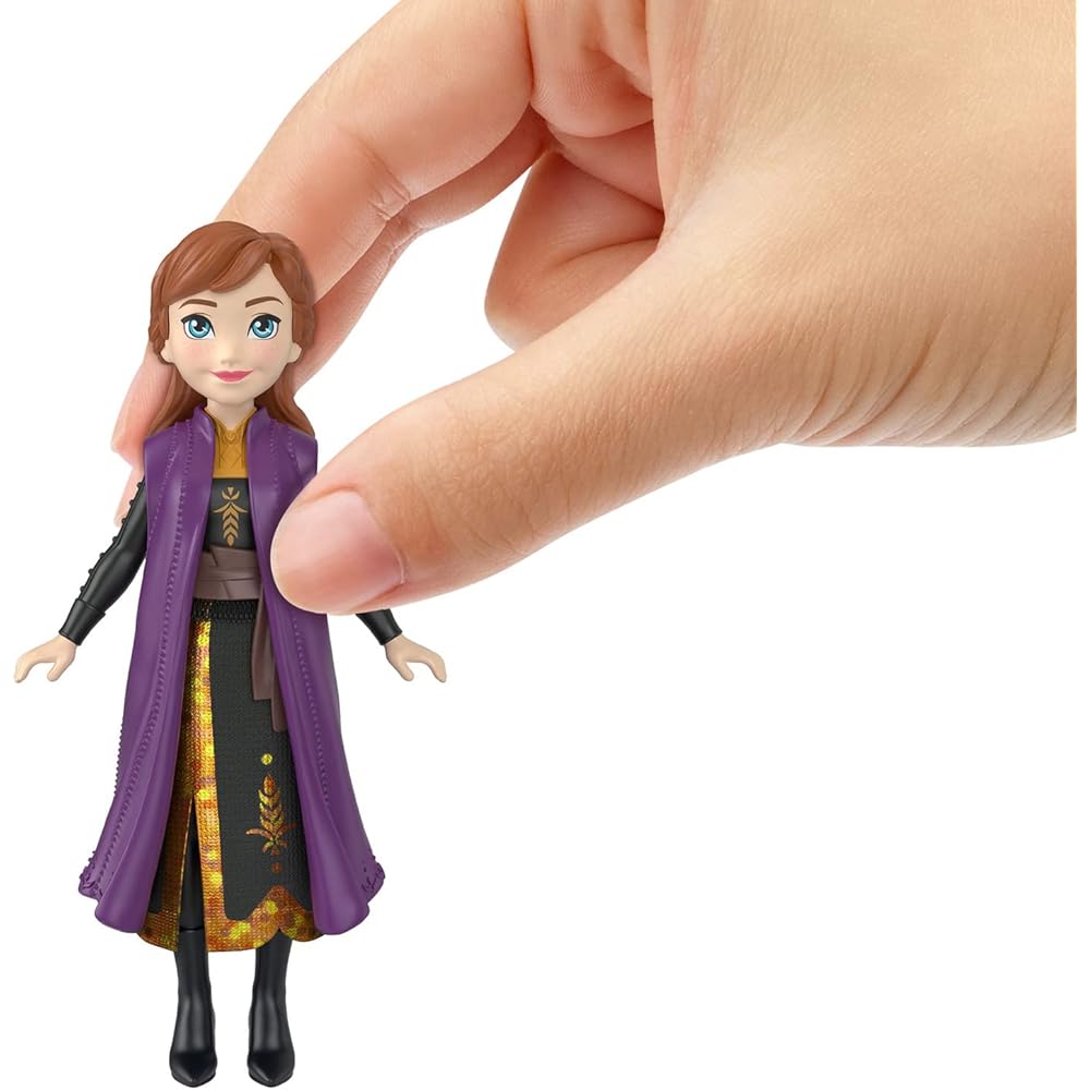 Мини-кукла Анна из мультфильма «Холодное сердце» Mattel, игрушка для переодевания, для детей от 3 лет