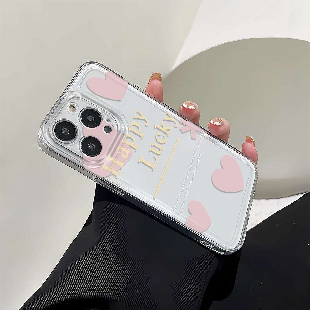 Розовый чехол-сердечко для iPhone 15 14 13 Pro max Чехол для Samsung 11 12 X XS XR 7 8 Plus Чехол Funda Coque Бампер Оболочка