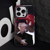 Чехол для телефона Steins Gate Окабе Аниме для iPhone 16,15,14,13,12,11,8,7,Pro,Max,Plus,Mini,XS,SE Противоударный Черный Матовый Жесткий