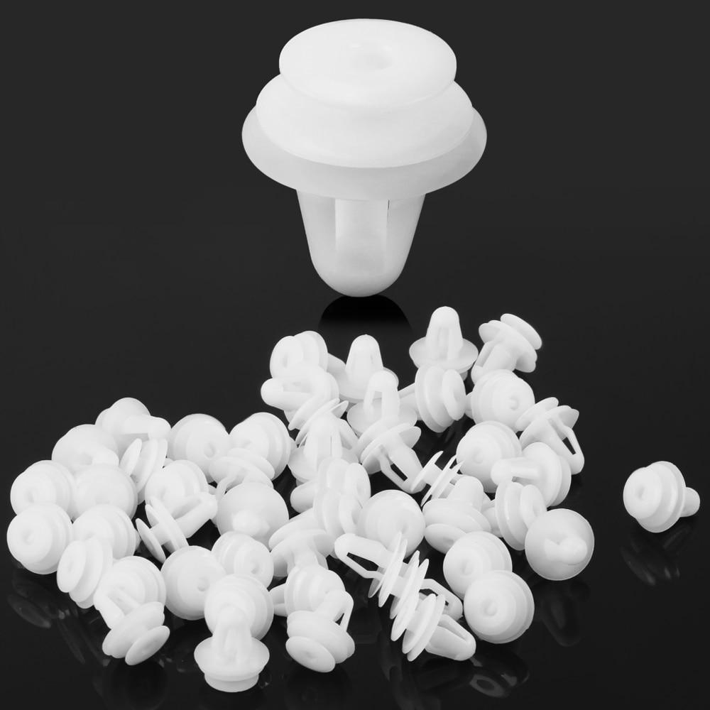 50PCS Car Door Panel Clips Fixing Fastener 9mm Hole For Renault Megane 2 Duster Logan Captur Clio Laguna 3 Fluence Kadjar