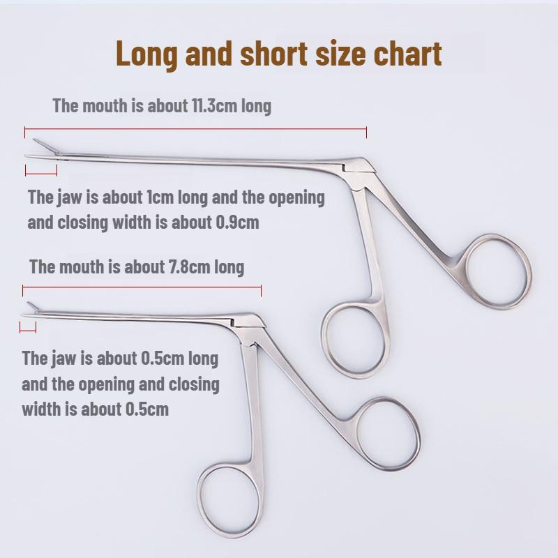 Ear Wax Picker Pliers Tongs Earwax Remover Micro Alligator Crocodile Nasal Forceps Ear Wax Canal Cleaner Clip Tweezers Tool
