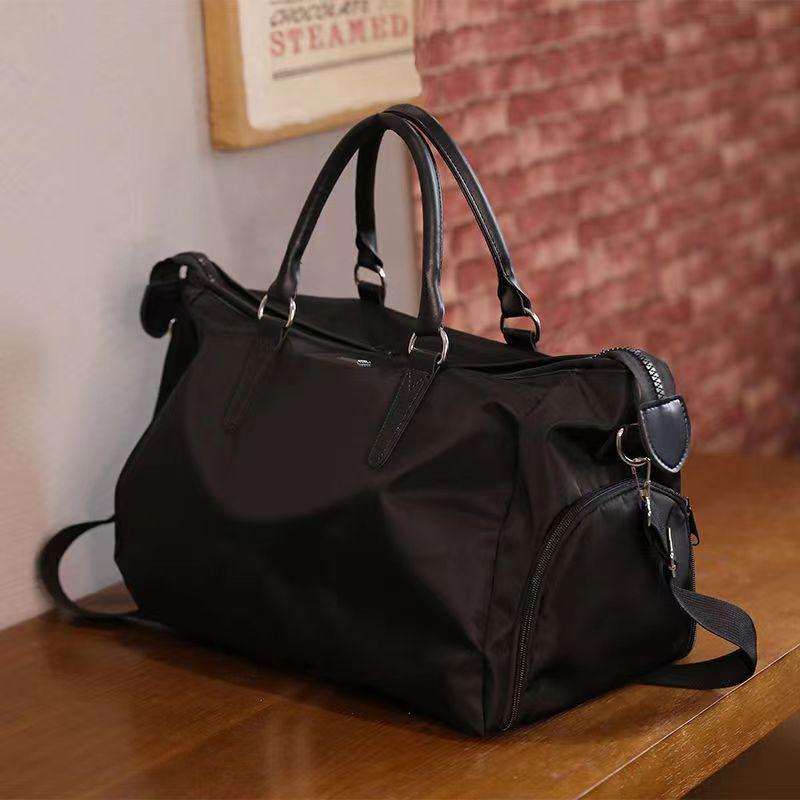 Travel Sport Bag Large Capacity Durable Canvas Crossbody Bag Unisex Duffel Bag Diaper Bag Portable Storage Bag