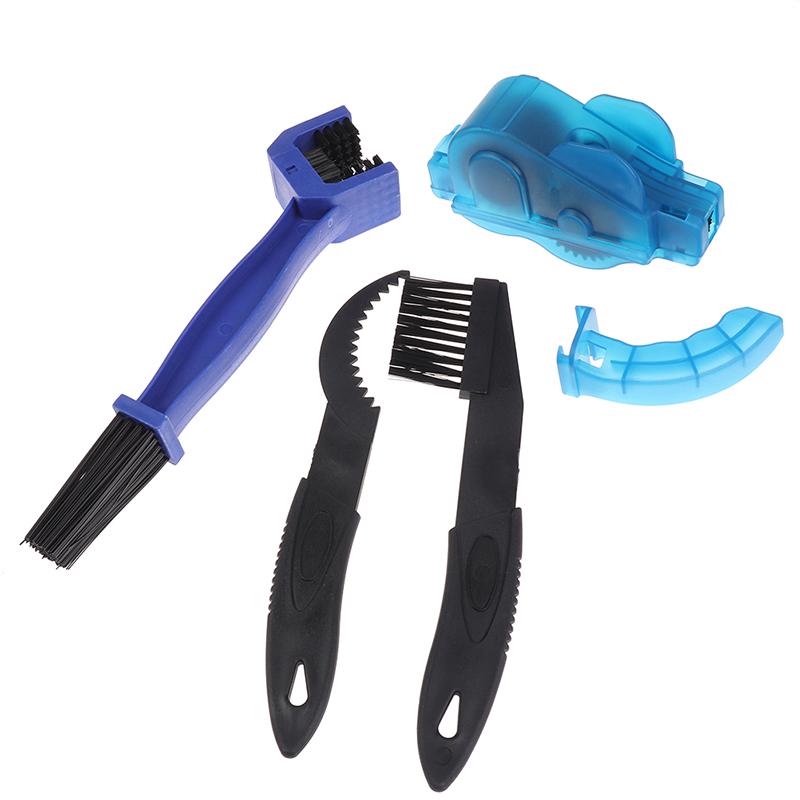 Cycling Bike Bicycle Chain Wheel Wash Cleaner Tool Cleaning Brushes Scrubber