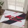 St. Louis Cardinals Design Crystal Velvet Carpet Cozy Non?Slip Printed Rug For Bedroom Living Room Entrance
