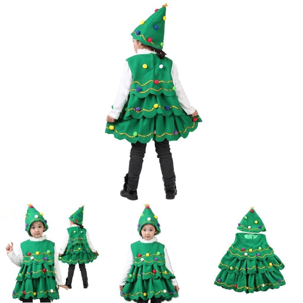 Костюм Рождественской елки для детей и взрослых Аутентичный полосатый наряд для косплея