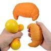 Сжимаемая игрушка-симулятор круассана из ТПР, игрушка для снятия стресса, форма хлеба, сенсорная игрушка, декомпрессия, симулятор еды, фиджет, мячик-антистресс
