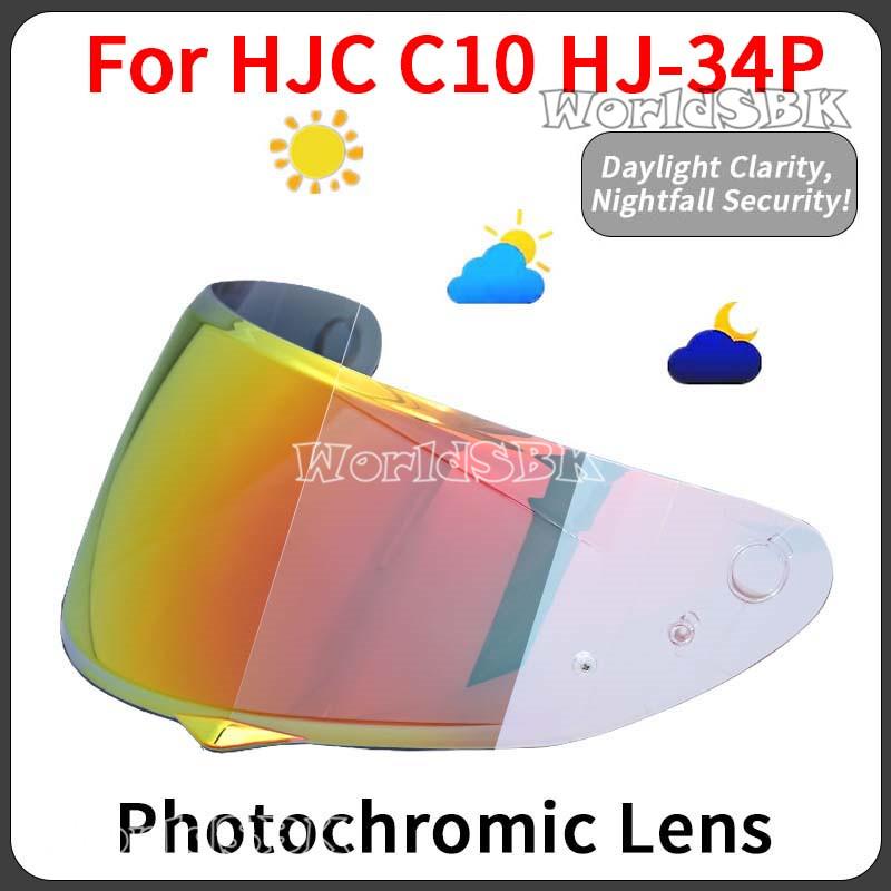 Motorcycle Helmet Visor Lens for HJC C10 Replace Anti-UV Anti-Scratch Dustproof Wind Shield Motorcycle AccessoriesSpeed Sensors 6