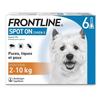 Frontline Spot On Dog - Flea and Tick Treatment for Dog S - 2-10kg - 6 Pipettes