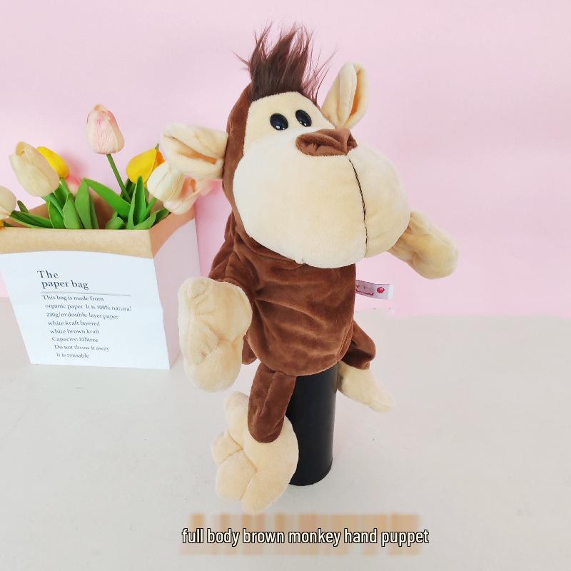 Мультяшная Животная Кукла-перчатка Плюшевая Кукла для Интерактивной Игры Детей