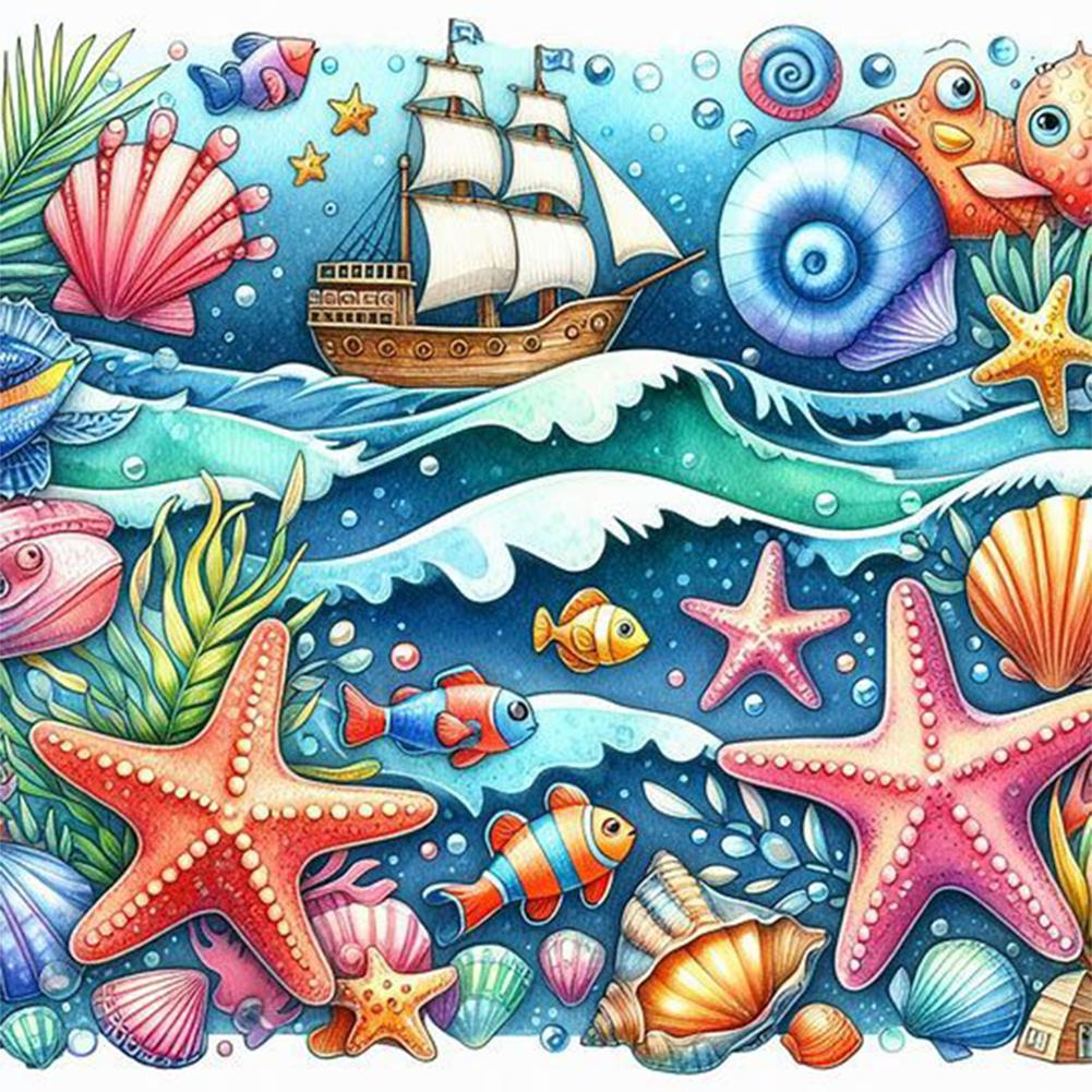 #L Полная вышивка Эко-хлопковая нить 11CT Печатная книга Набор для вышивки крестом Искусство