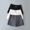Spicy Girl Anti Revealing Half Skirt Trendy Women'S Clothing 2025 New High Waisted Pleated Short Skirt Fashionable Pleated Skirt