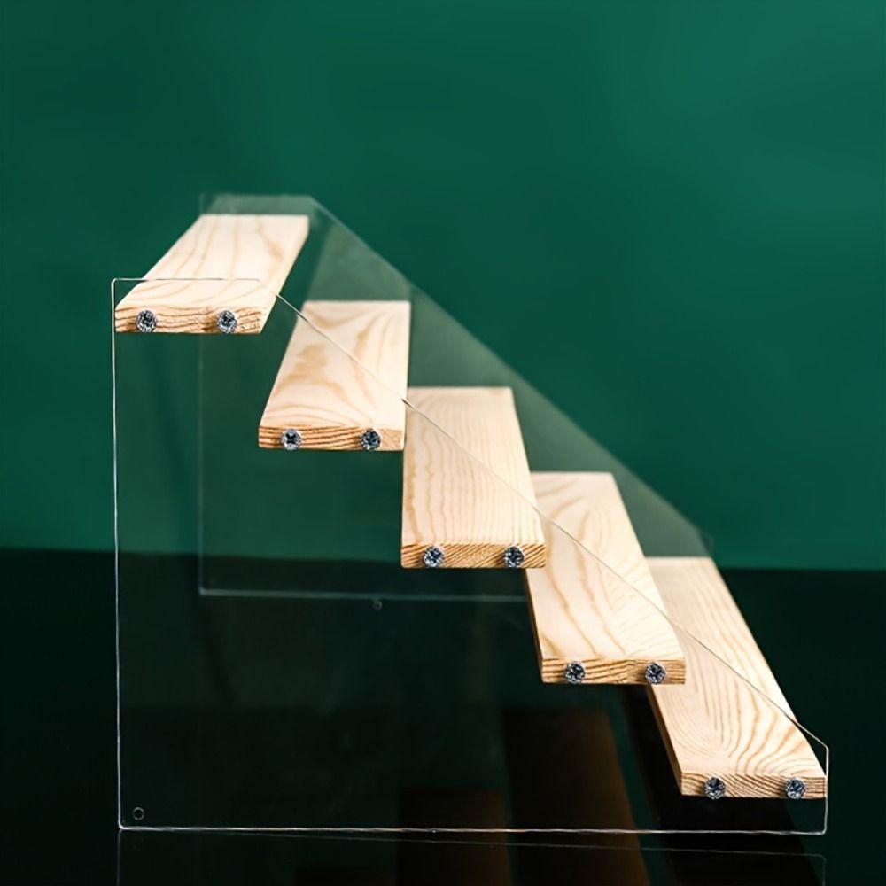 Прозрачная модельная полка для кукольных фигурок 2/3/4/5 слоев, держатели для хранения косметики, бытовая