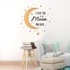 Romantic Moon Star Wall Sticker Wall Decor For Bedroom Living Room Removable PVC Wall Sticker Sticker On Wall Home Decor