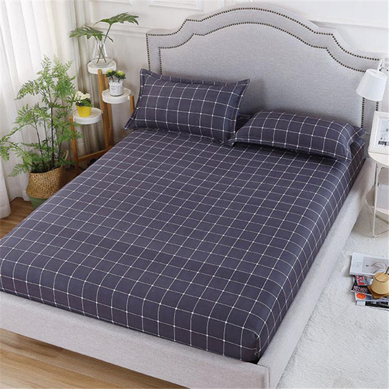 Простыня с эластичной резинкой по всему периметру, нескользящая пылезащитная простыня(Без наволочки)