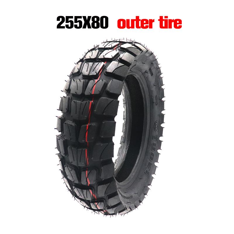 Оригинальная внешняя шина 255x80 для электросамоката KuKirin G2 Max/G2 Master/G3 Pro 80/65-6 10×2.5 Внутренняя камера Внедорожная надувная шина