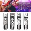 Electric Bass Bridge Metal Wear Resistant Textured Individual 4 String Electric Bass Guitar Bridge