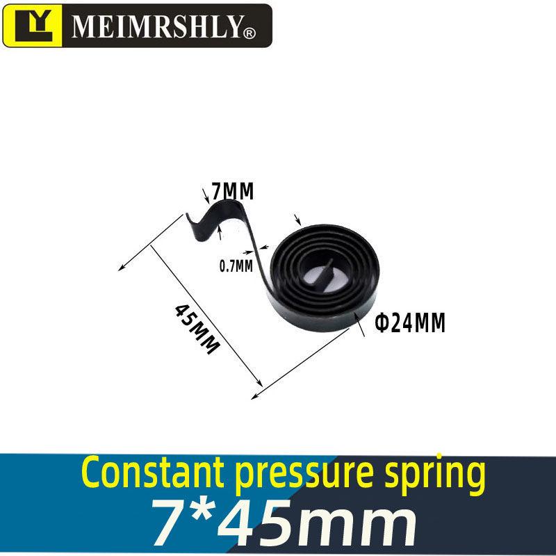 JR Motor Carbon Brush Holder Grip Bracket with Constant Force Spring, Aluminum Copper, 25*32*60 mm.