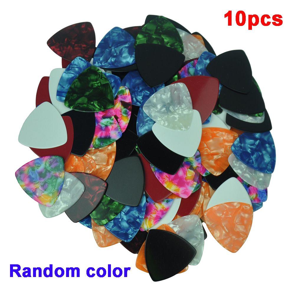Random Color Instruments 0.46mm Triangle Plectrum Guitar Accessories Celluloid Guitar Pick