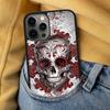 calaveras floral sugar skull Soft Phone Case for iPhone 17 Air 16e Pro max 15 Pro 13 14 Plus 11 12 MagSafe Magnetic Coque