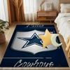 American Flag Cowboys Rug Game Carpet, Floor Mat for Bedroom Living Room Entryway Rug, Home Decor Idea Gift for Christmas birthday