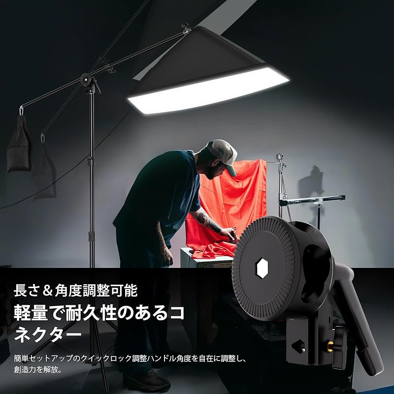Niceveedi softbox kit 85W photography light photography lighting 50x70cm shooting kit 3 color temperature 3200K-5500K adjustable Photography lighting