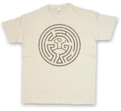 ФУТБОЛКА MAZE Westworld Лабиринт Круг Татуировка Голова The