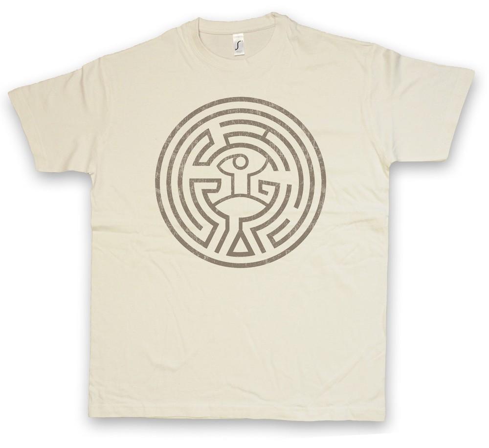 ФУТБОЛКА MAZE Westworld Лабиринт Круг Татуировка Голова The
