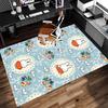 Miffy Print Area Rug - Soft, Washable Non-Slip Indoor Mat for Office Chairs, Living Room, Home Office Decorative Rug