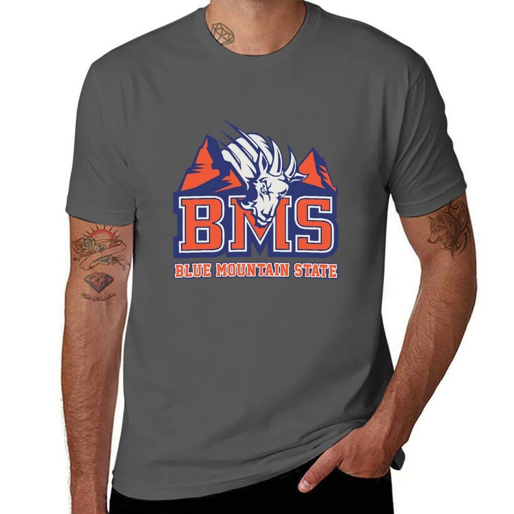 Bms Blue Mountain State Футболка Хэллоуин Повседневная Футболка