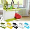 New Kitchen Shelf Organizer Kitchen Sink Appliance Rack Water Filter Storage Dishwashing Cloth Rack Drip Sink Box Tools