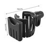 Motorcycle Phone Water Cup Holder 360° Rotatable Large Capacity Motorcycle Stroller Scooter Handlebar Mount Accessories