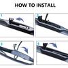 Дворники для автомобиля Toyota bB MK2 Аксессуары Scion xB Daihatsu Coo Materia 2000 2001-2016 Прочные щетки стеклоочистителя