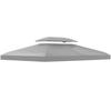 Gazebo Roof Replacement For 3 X 4m Frames Light Grey