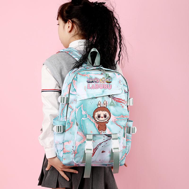 3Pcs/set Cute Printed Backpack Lunch Bag Pencil Case Teen Child Girl Kid Schoolbag Student Bookbag Knapsack Women Travel Bag Gift