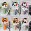 Bear Animal Graduation Bouquet Bouquet Decoration Cartoon Lovely Bear Graduation Ceremony