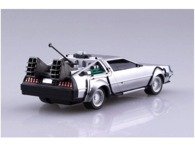 AOSHIMA Movie Mecha Series № 11 Назад в будущее Pullback DeLorean 1/43 НОВЫЙ