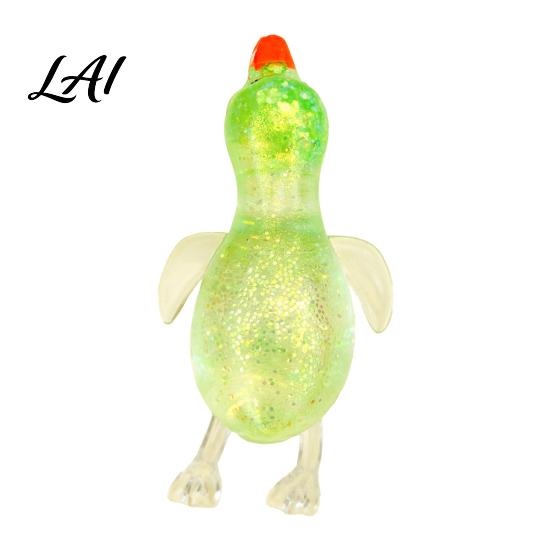 Handheld Stress Reliever Glitter Cartoon Animal Sensory Fidget Toy for Adults Kids