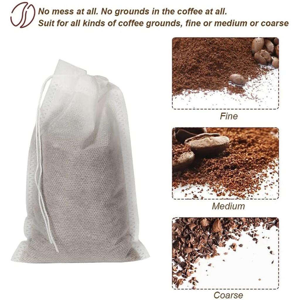 100pcs Cold Brew Bags Disposable Coffee Filter Bags