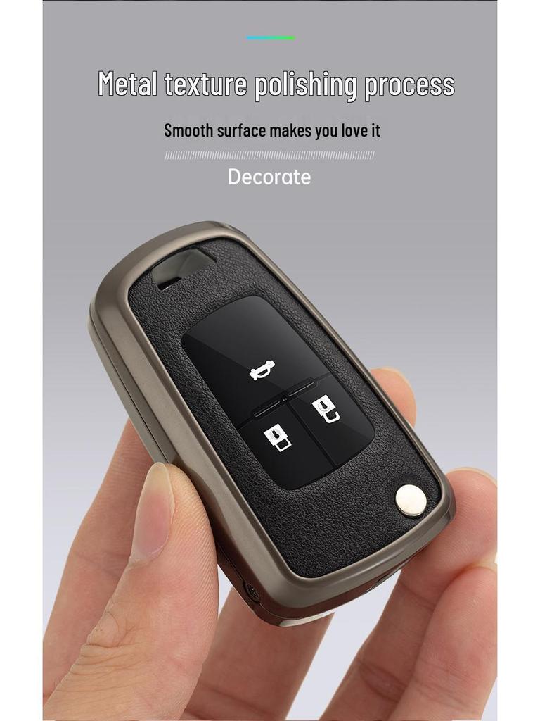 2021 Buick Excelle Key Cover: New GT Buckle Car Folding Metal Shell for Men