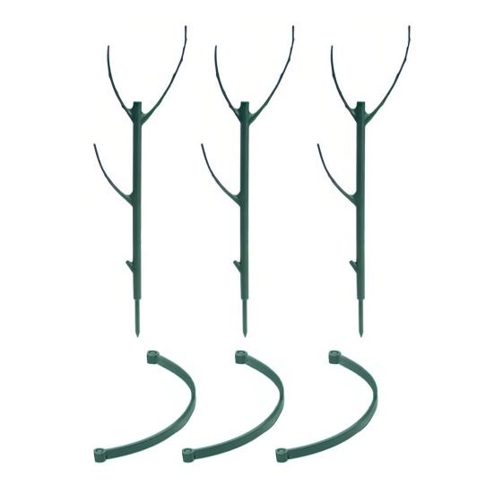 3/5/10 шт./набор Подставка для растений Монстера, Штабелируемая садовая опора для растений, Шест для поддержки комнатных и уличных высоких горшечных вьющихся растений, Палка, Моховой столб