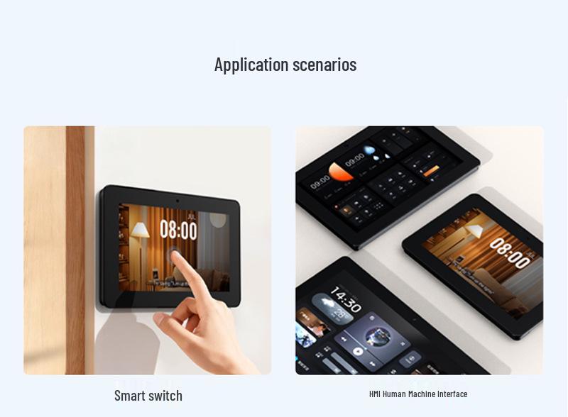 ESP32 P4 Development Board with 7, 8, 10.1-inch Screen Modules and XiaoZhi AI Support, featuring HMI and Dual Microphones