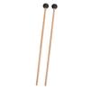 2PCS Glockenspiel Mallet Rubber and Solid Wood 16.5 Inch Long Tongue Drum Mallet