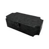 Modern Wood & Leather Jewelry Storage Box - Minimalist Decor for Home, Hotel, or Club