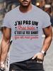 I Don't Have A Big Paunch Men T Shirt Funny French Humor Gift Y2k T-shirt Summer Casual Unisex Tee Fashion Summer Tee Shirt Tops